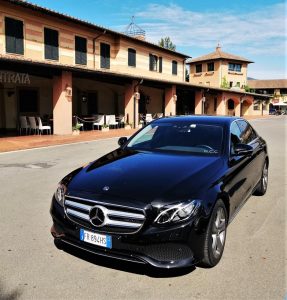 Mercedes E-Class rental with private driver Transfer Lucarelli